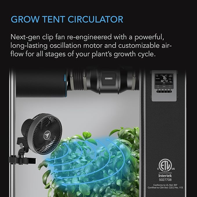 AC Infinity Advance Grow System 2x4, 2-Plant Kit, WiFi-Integrated Grow Tent Kit - Image 6
