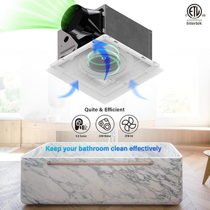 80CFM Bathroom Exhaust Fan - Image 3