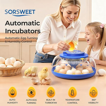 18 Egg Incubators for Hatching Eggs, 360° View - Image 2