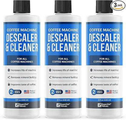 Descaling Solution Coffee Machine Descaler Cleaner | Compatible by EssentialValues