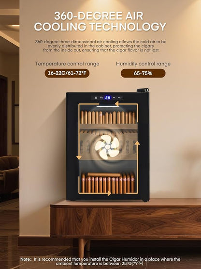 FOHERE Cigar Humidor Electric 18L - Image 4