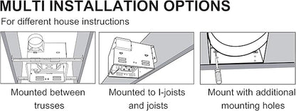 SEP150H | 150 CFM | 0.5 Sone Ultra Quiet | Energy Star Certified | Humidity - Image 5