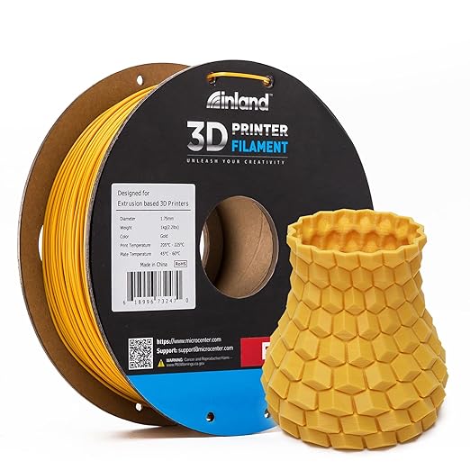 INLAND Micro Center PLA+ 3D Printing Filament 1.75mm by INLAND