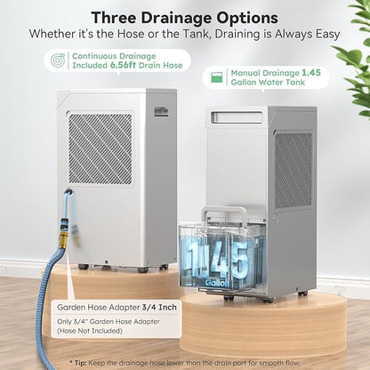 5000 Sq.Ft Energy Star Most Efficient 2024 Dehumidifier, DECIUU Max 100 Pint - Image 6