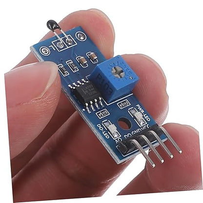HOMSFOU 10pcs Light Control Photoresistor Relay Sensor Modules Pin Light - Image 3