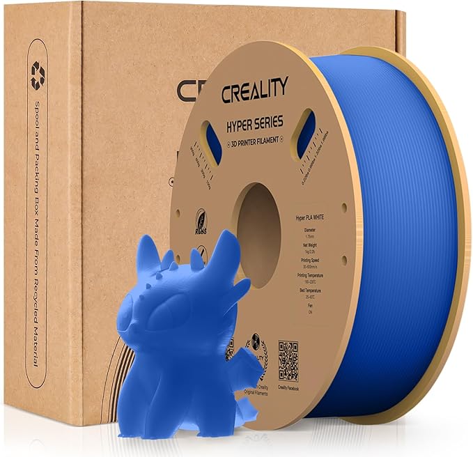 Creality Hyper 3D Printer PLA Blue Filament High Speed Printing 1.75mm 2.2lbs by Creality