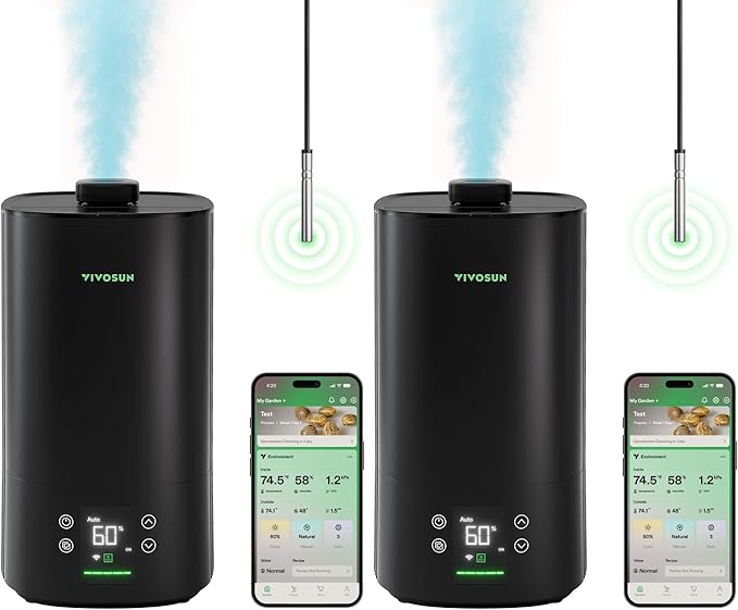 VIVOSUN AeroStream H05 Intelligent Wi-Fi Humidifier, 1.32 Gal / 5 L Humidifier by VIVOSUN