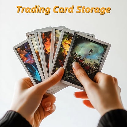 Bulk 600 Capacity Trading Cards Storage Box, in Total 25 Pack All White - Image 5