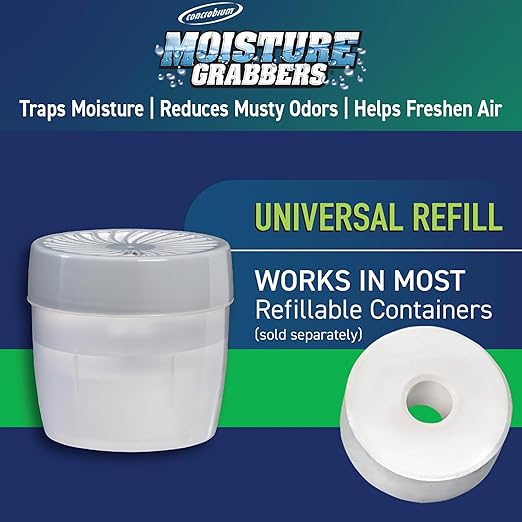 Concrobium 378489 Moisture Grabbers Moisture Absorber Refill Tablets, 4 Tablet - Image 5