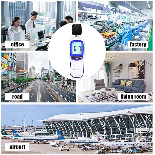 Decibel Sound Meter, Hand-Held Sound Level Meter 30dB to 13dB, Noise Meter - Image 5