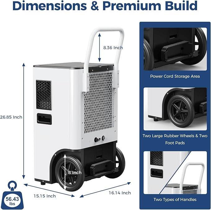 ALORAIR 110PPD Commercial Dehumidifier - Image 3