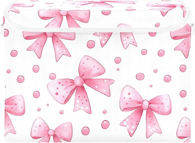xigua Bows and Polka Dots Storage Bins by LLCxigua