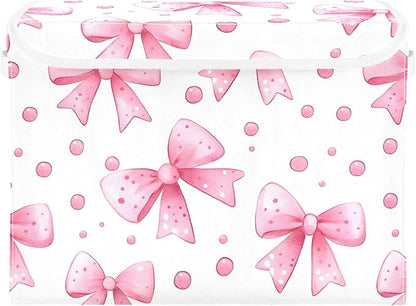 xigua Bows and Polka Dots Storage Bins by LLCxigua