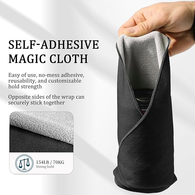 2 Pack Camera Protective Wrap, Lens Protector, Magic Self-Adhesive Cloth - Image 2