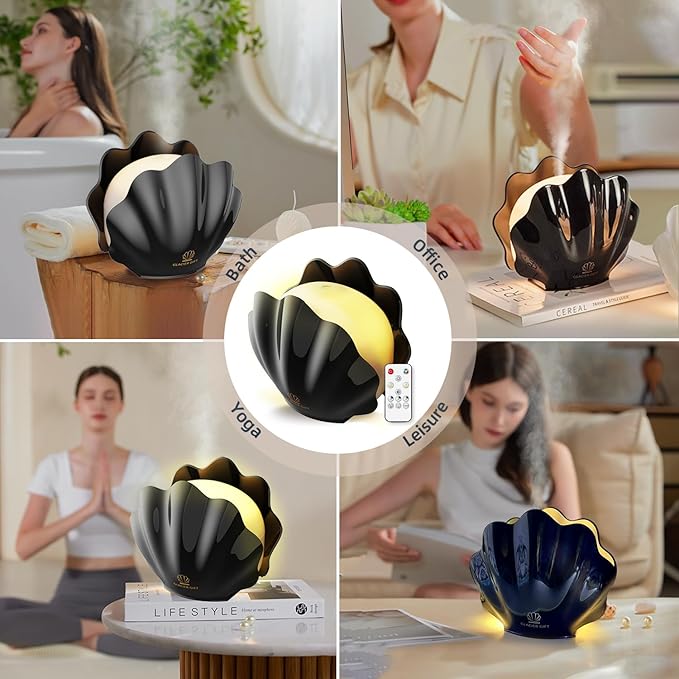 Essential Oil Diffuser 260ML, Shell Aroma Diffuser - Image 7
