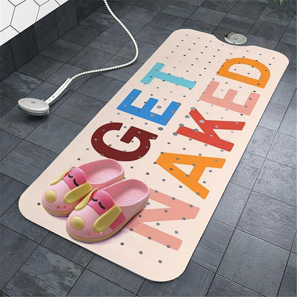 Get Naked Bath Mat for Tub, Non Slip Bathtub Mat for Baby Rubber Tub Mat - Image 7