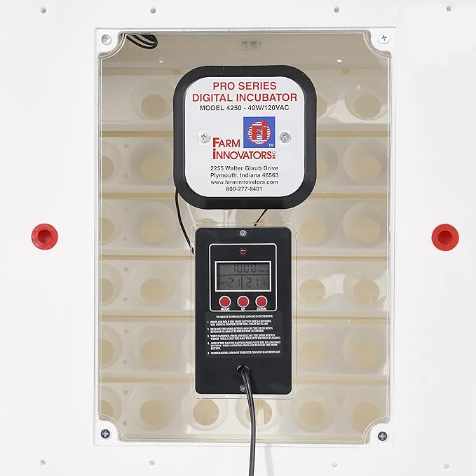 Farm Innovators 4250 Heated Digital Circulated Air Incubator w/Automatic Egg - Image 3