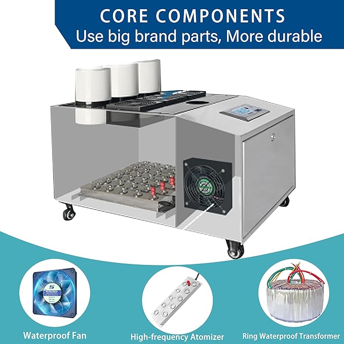Ultrasonic Industrial Agricultural Humidifer 3L/H Stainless Steel Smart - Image 4