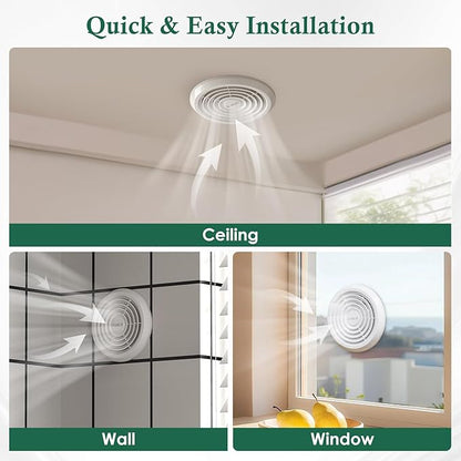 4" Bathroom Exhaust Fan, 1.0 Sones Ideal Ventilation - Image 5