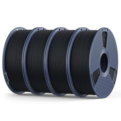 Matte PLA Filament 1.75mm, 4kg SUNLU 3D Printer Filament, Matte Surface Texture by YOOPAI