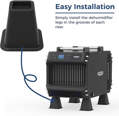 ALORAIR Dehumidifier Riser Kit 4-Pack, 6 Inch Heavy-Duty Universal Crawl Space - Image 2