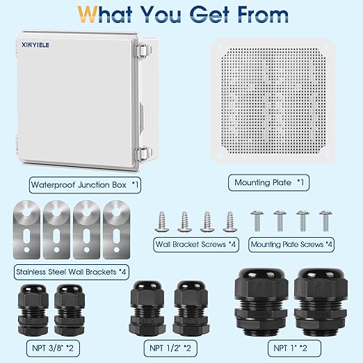 Waterproof Outdoor Project ABS Plastic Junction Box IP67 Weatherproof Dustproof - Image 7