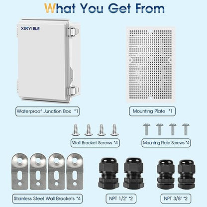 Waterproof Outdoor Project ABS Plastic Junction Box IP67 Weatherproof Dustproof - Image 7
