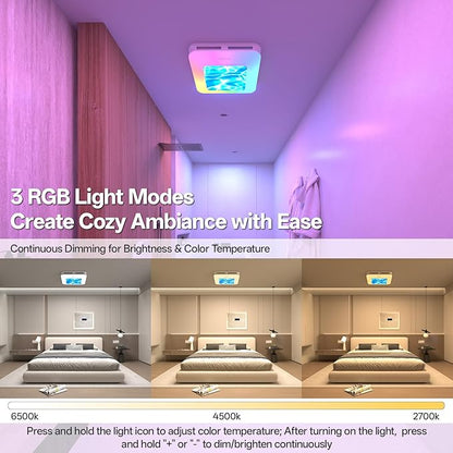 Bathroom Fan with Humidity Sensor, 230 CFM 1.0 Sone Bathroom Exhaust Fan with - Image 2