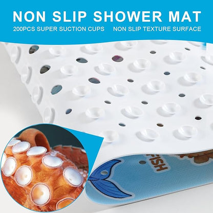 XIYUNTE Baby Bath Mat for Tub Non Slip Kids Bath Mat - Image 3