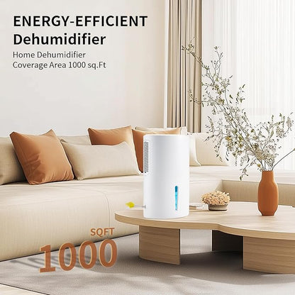 Dehumidifier for Home with Colorful Light Auto Shut Off Protection Ideal for - Image 2
