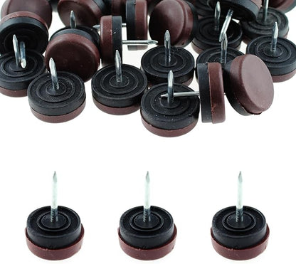 50PCS Round Heavy Duty Nylon Furniture Pads Chair Leg Floor Protectors Premium - Image 5