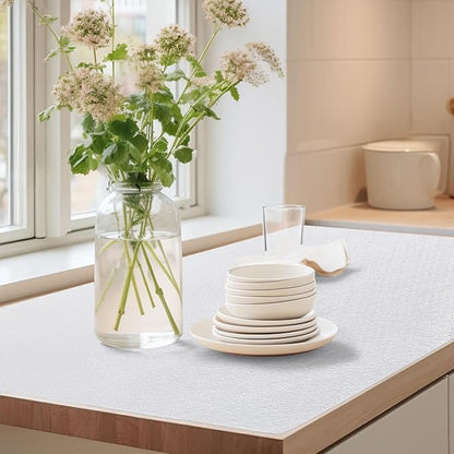 Drawer Shelf Liner for Kitchen Cabinets Non-Adhesive, Non Slip Shelf Paper - Image 7