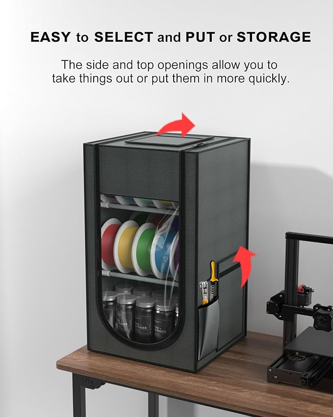 3D Printer Filament Storage Box, 30-Roll 3D Printer Filament Storage, Hard - Image 6