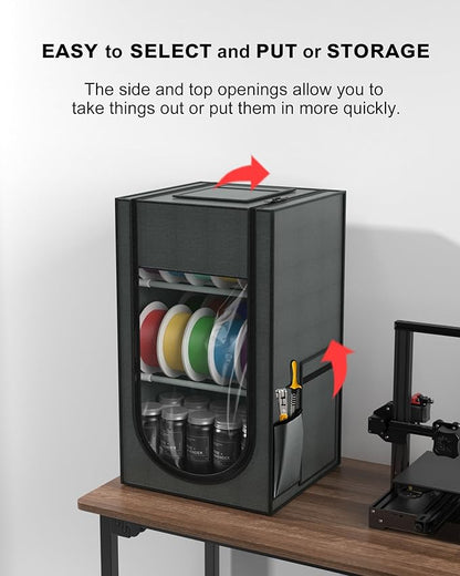 3D Printer Filament Storage Box, 30-Roll 3D Printer Filament Storage, Hard - Image 6