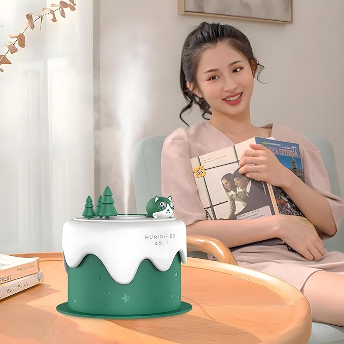 Cute Pet Humidifier, Cat Cake Humidifier, USB Plug-in Use, Desktop Silent Spray - Image 7