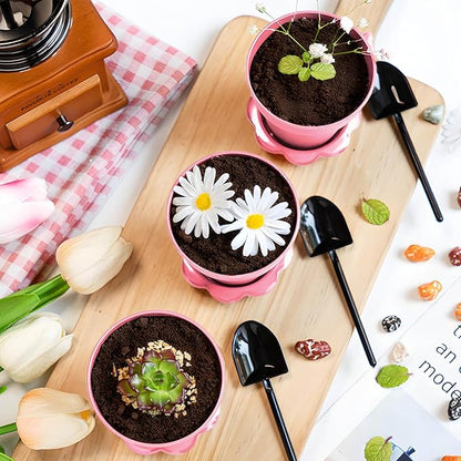 20 Pcs Nursery Pots with Humidity Dome, Cupcake Plant Nursery Pots with Bring A - Image 2