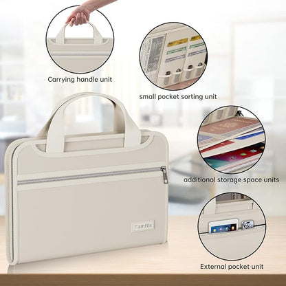 Waterproof Fireproof Accordion File Organizer - Image 4