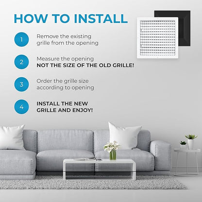 Aluminum 14 x 14 Inch Air Vent Covers - Image 6