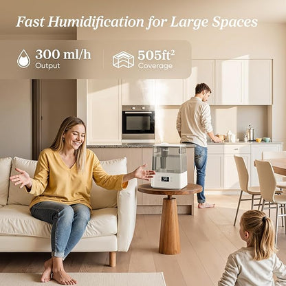 LEVOIT Humidifiers for Bedroom Large Room Home, Cool Mist Top Fill Essential - Image 3