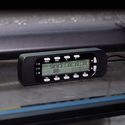 REPTI ZOO Reptile Thermostat Digital Outlet Temperature Timer Troptical or - Image 8