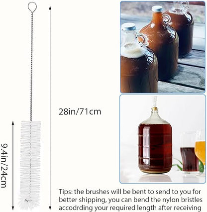 2 Pack 28inch Carboy Brush Carboy Cleaning Brush Carboy Bottle Brush Carboy - Image 2
