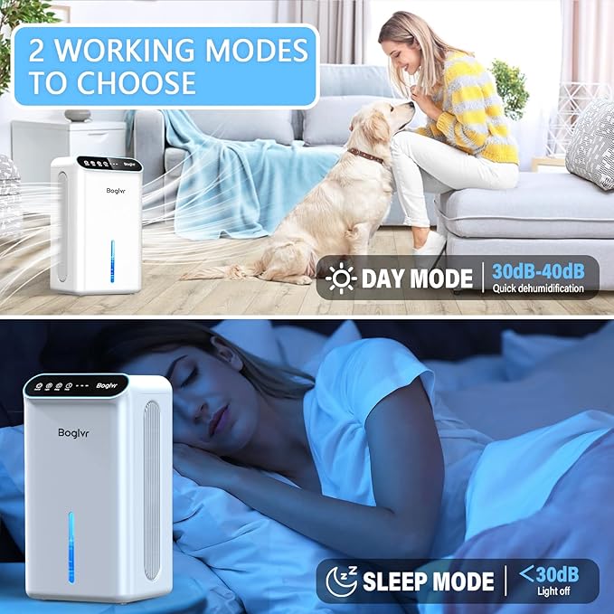 Dehumidifiers, Dehumidifier for Home Quiet Small Dehumidifier for Bedroom - Image 4