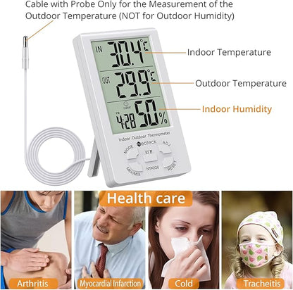 Neoteck 3 in 1 Thermometer Hygrometer - Image 4