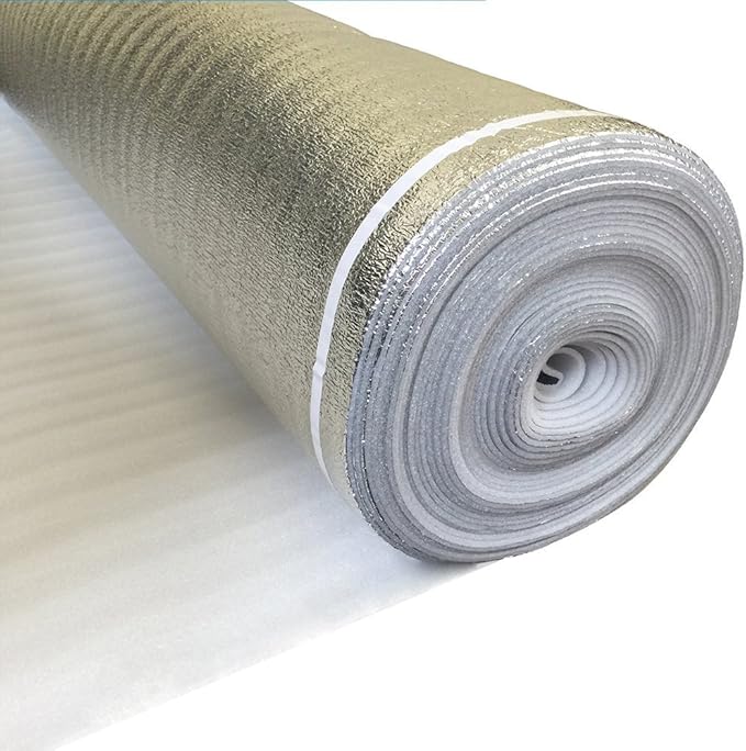 AMERIQUE 2MM Premium Flooring Padding 3-in-1 Heavy Duty Foam Metal Chrome - Image 3