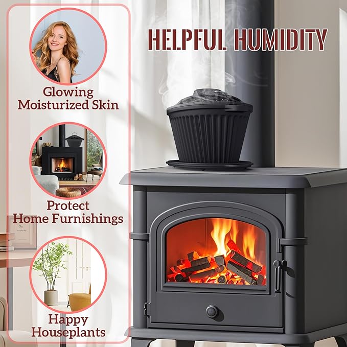 Wood Stove Steamer & Humidifier + Mini Sauce Pan Set - Image 5