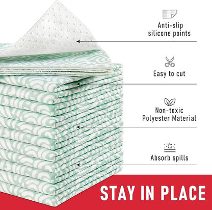 Cooyes 12 Pack Fridge Bin Liners, 12“ × 24” Refrigerator Mats - Image 7