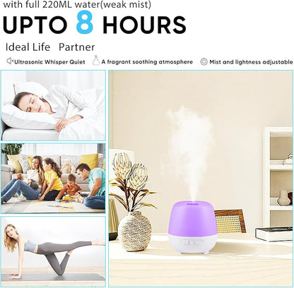 HAPPTWS 220ml Essential Oil Diffuser, Upgraded Diffusers - Image 5