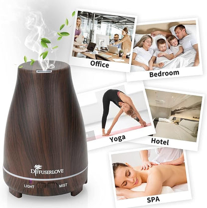 Diffuserlove Essential Oil Diffusers 200ML, Remote Control Aromatherapy Diffuser - Image 6