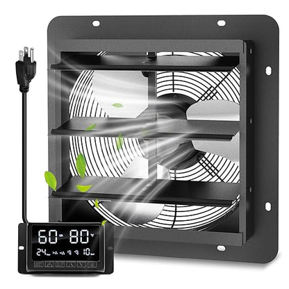 12" Wall Mounted Shutter Exhaust Fan by Hanchen