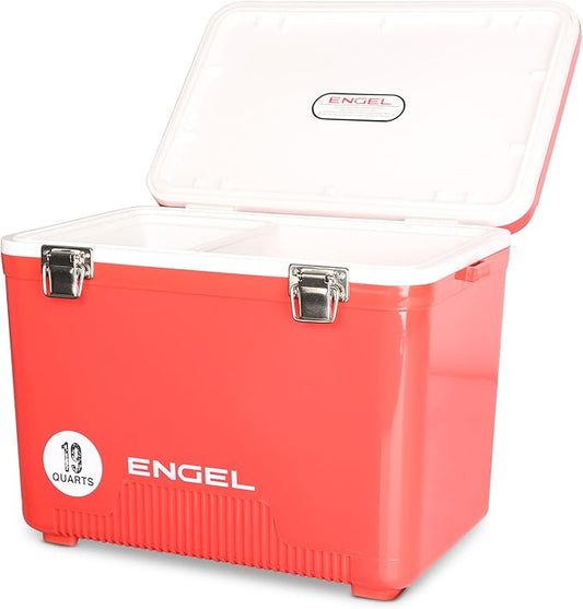 Engel 19qt Leak-Proof, Air Tight, Drybox Cooler and Small Hard Shell Lunchbox by ENGEL